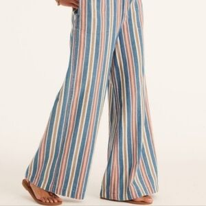 Full Circle Trends Colorful Striped Dress Pants